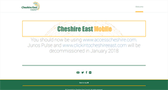 Desktop Screenshot of clickintocheshireeast.com