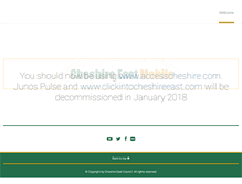 Tablet Screenshot of clickintocheshireeast.com